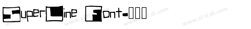 SuperLine Font字体转换